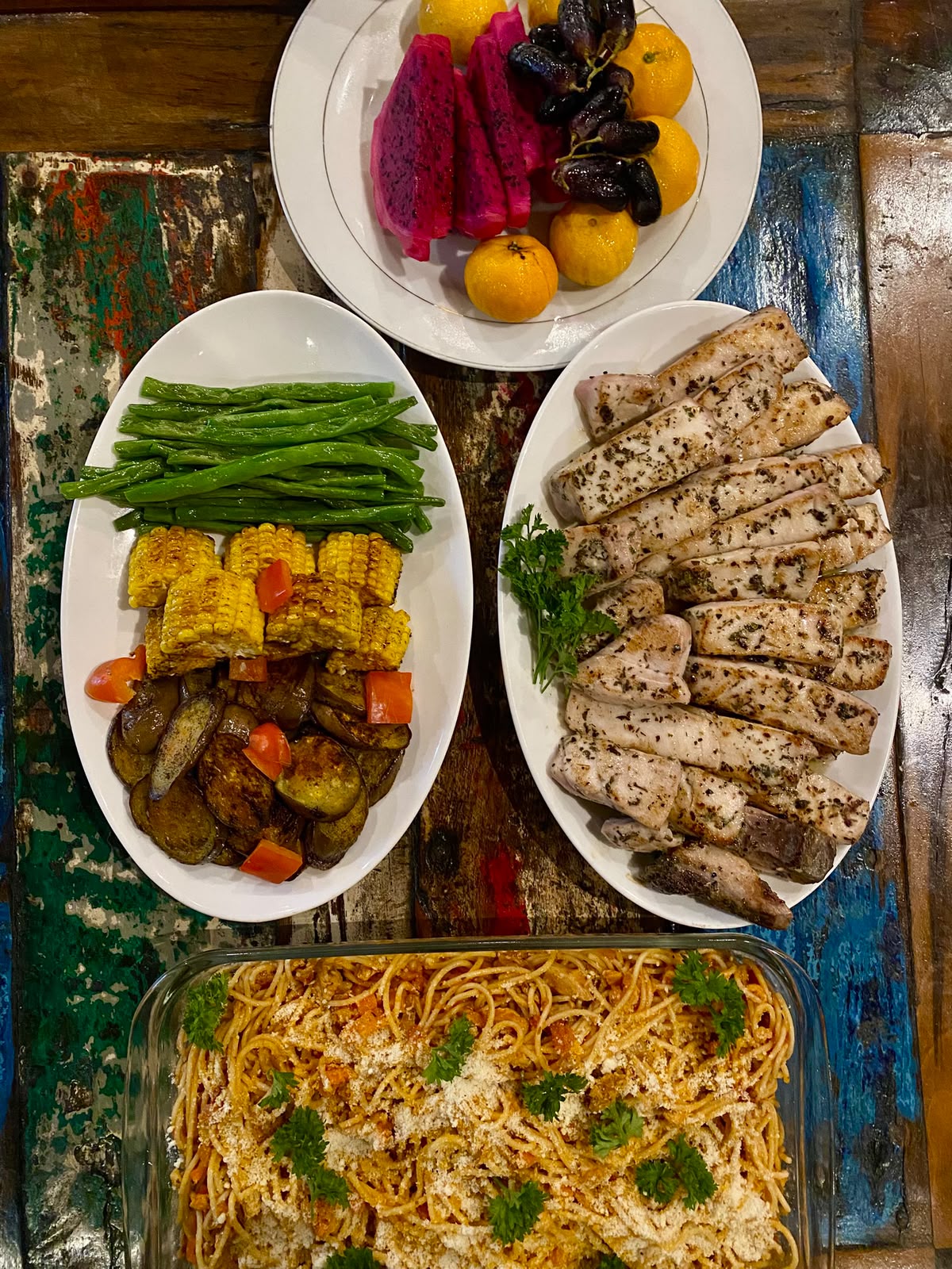 Private villa dinner